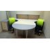 Мебель для офиса RIVA клен/металлик